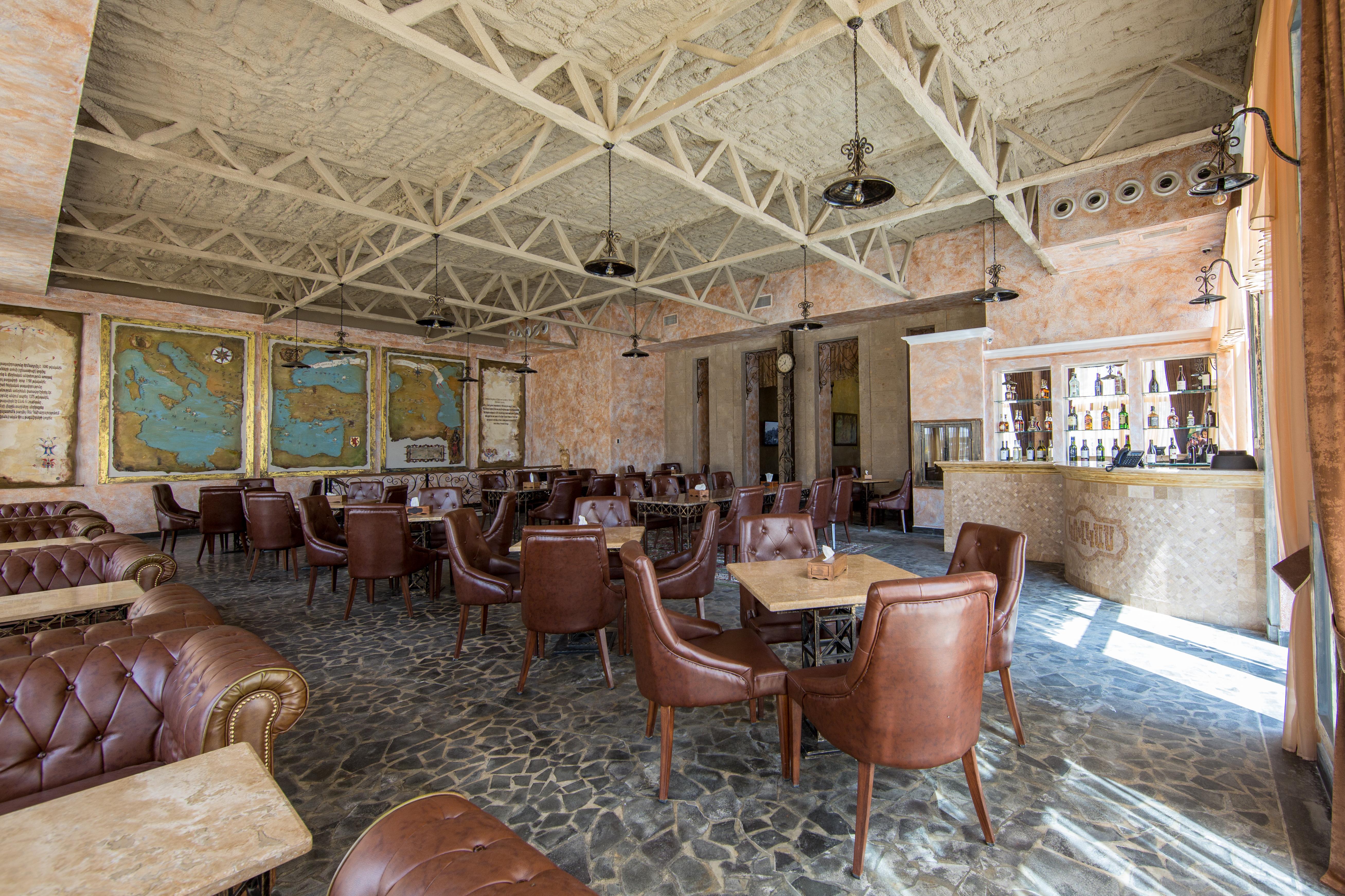 Caucasus Hotel Kasagh エクステリア 写真 The interior of the restaurant